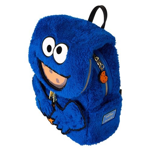 Sesame Street™ Loungefly™ Cookie Monster™ Plush Mini-Backpack with Coin Purse