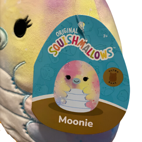 Squishmallows™ ULTRA RARE 7.5" Moonie The Waterbear Gold Tag**