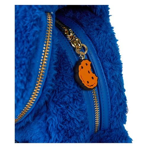 Sesame Street™ Loungefly™ Cookie Monster™ Plush Mini-Backpack with Coin Purse