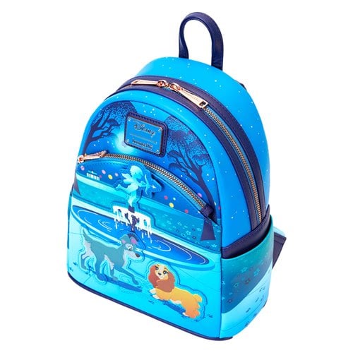 Loungefly™ Disney™ Lady and the Tramp™ 70th Anniversary Fountain of Love Mini-Backpack