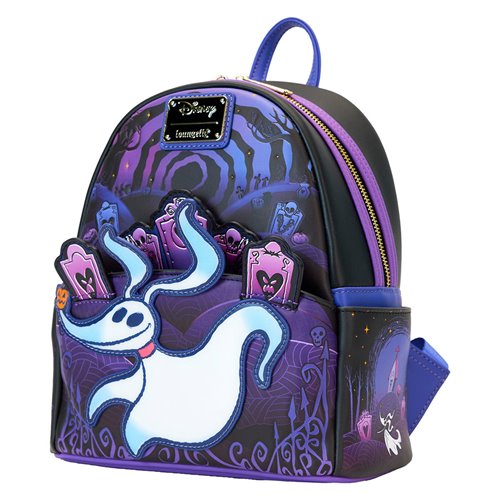 Loungefly™ Disney™ Nightmare Before Christmas™ Zero and Jack Light-Up Mini Backpack