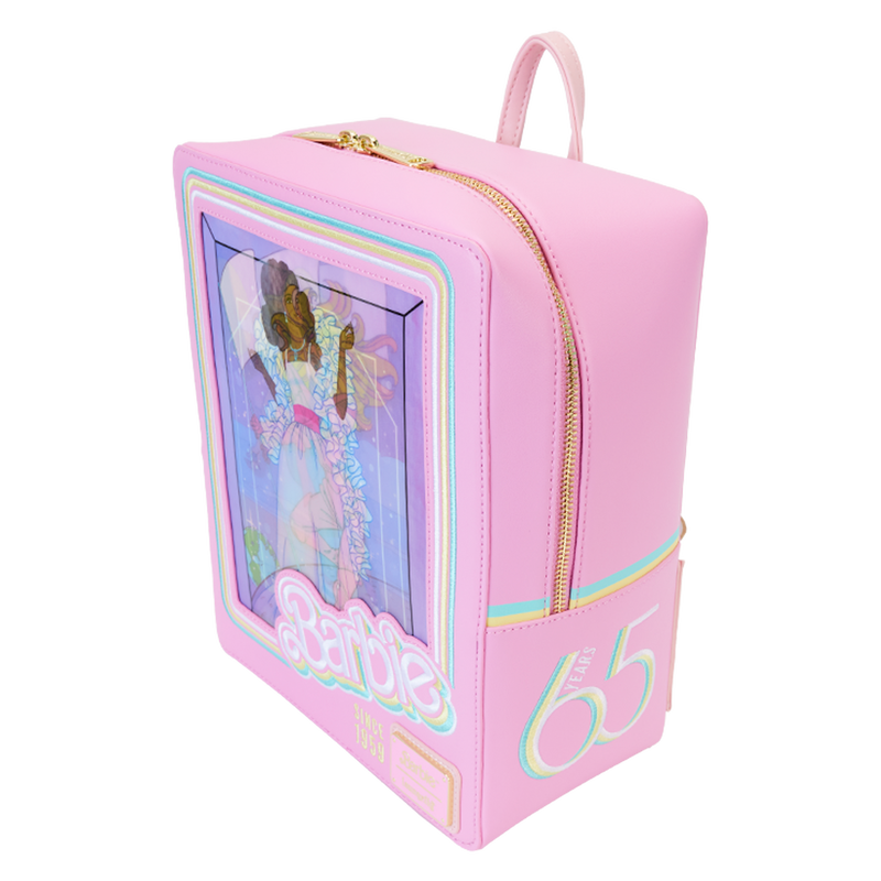 Loungefly™ Barbie™ 65th Anniversary Doll Box Triple Lenticular Mini-Backpack