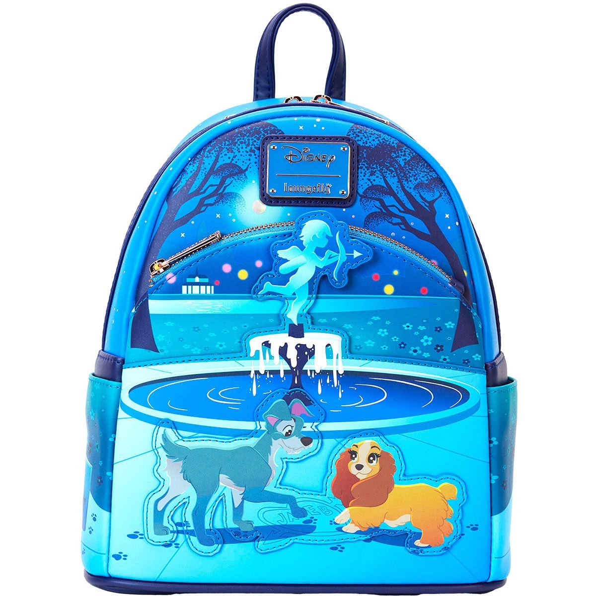 Loungefly™ Disney™ Lady and the Tramp™ 70th Anniversary Fountain of Love Mini-Backpack