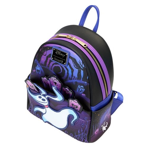 Loungefly™ Disney™ Nightmare Before Christmas™ Zero and Jack Light-Up Mini Backpack
