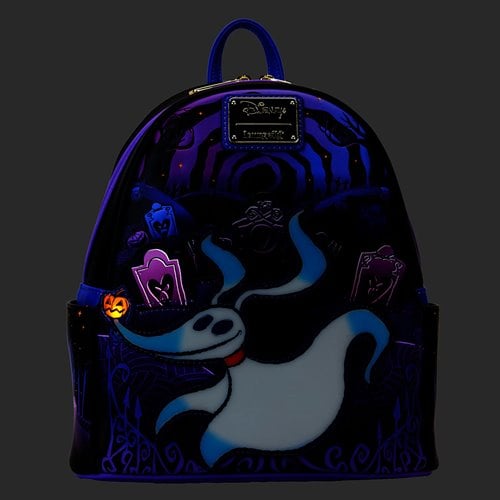 Loungefly™ Disney™ Nightmare Before Christmas™ Zero and Jack Light-Up Mini Backpack
