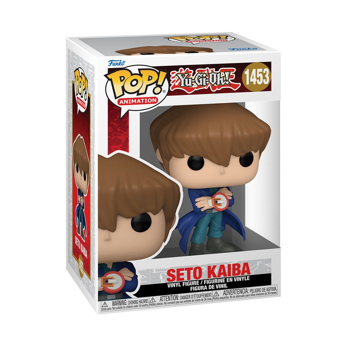 Yu-Gi-Oh!™ Seto Kaiba Funko Pop!™ Vinyl Figure #1453 W/ Plastic Pop Protector