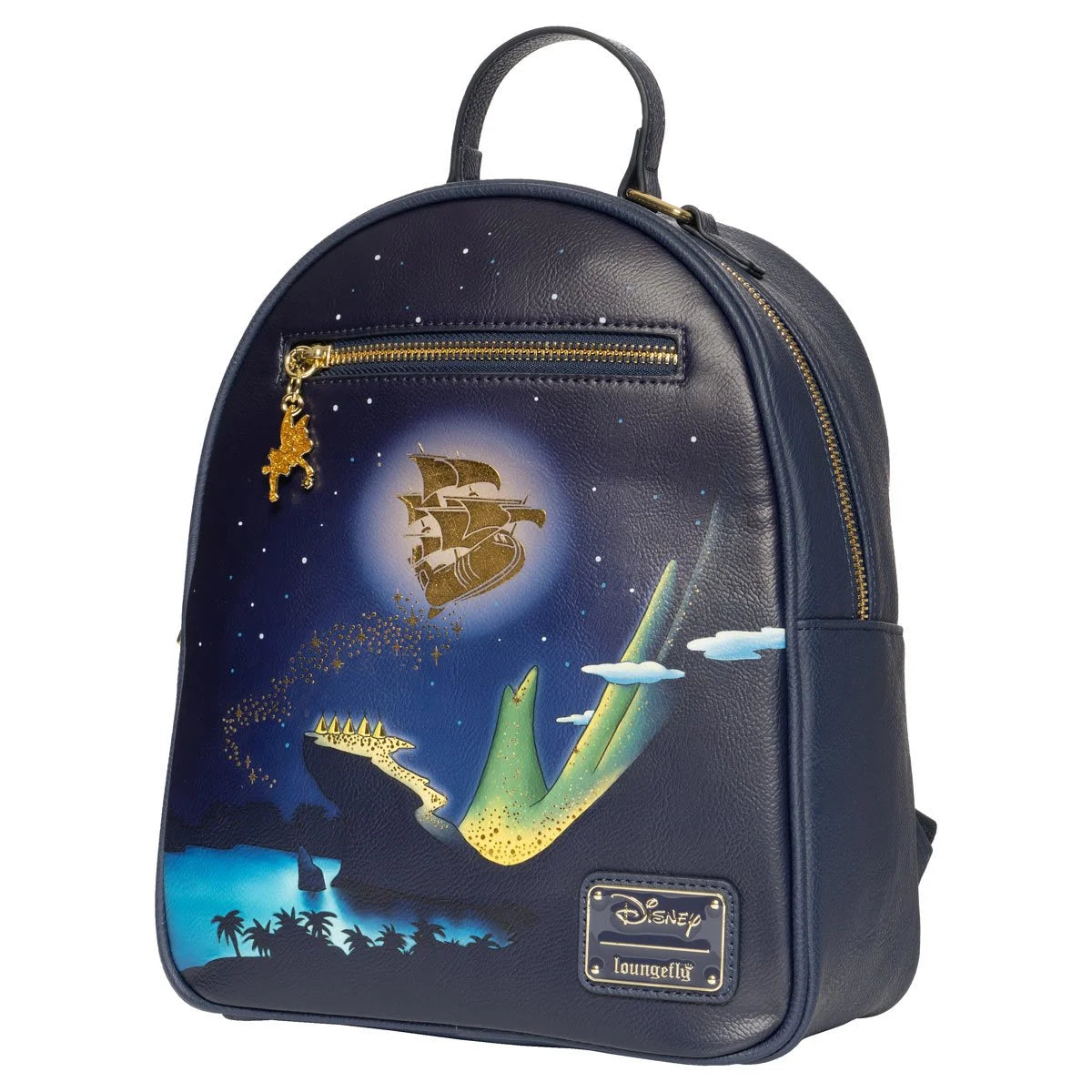 Loungefly™ Disney™ Peter Pan™ Tinkerbell™ Flying Jolly Roger Mini-Backpack - Entertainment Earth Exclusive