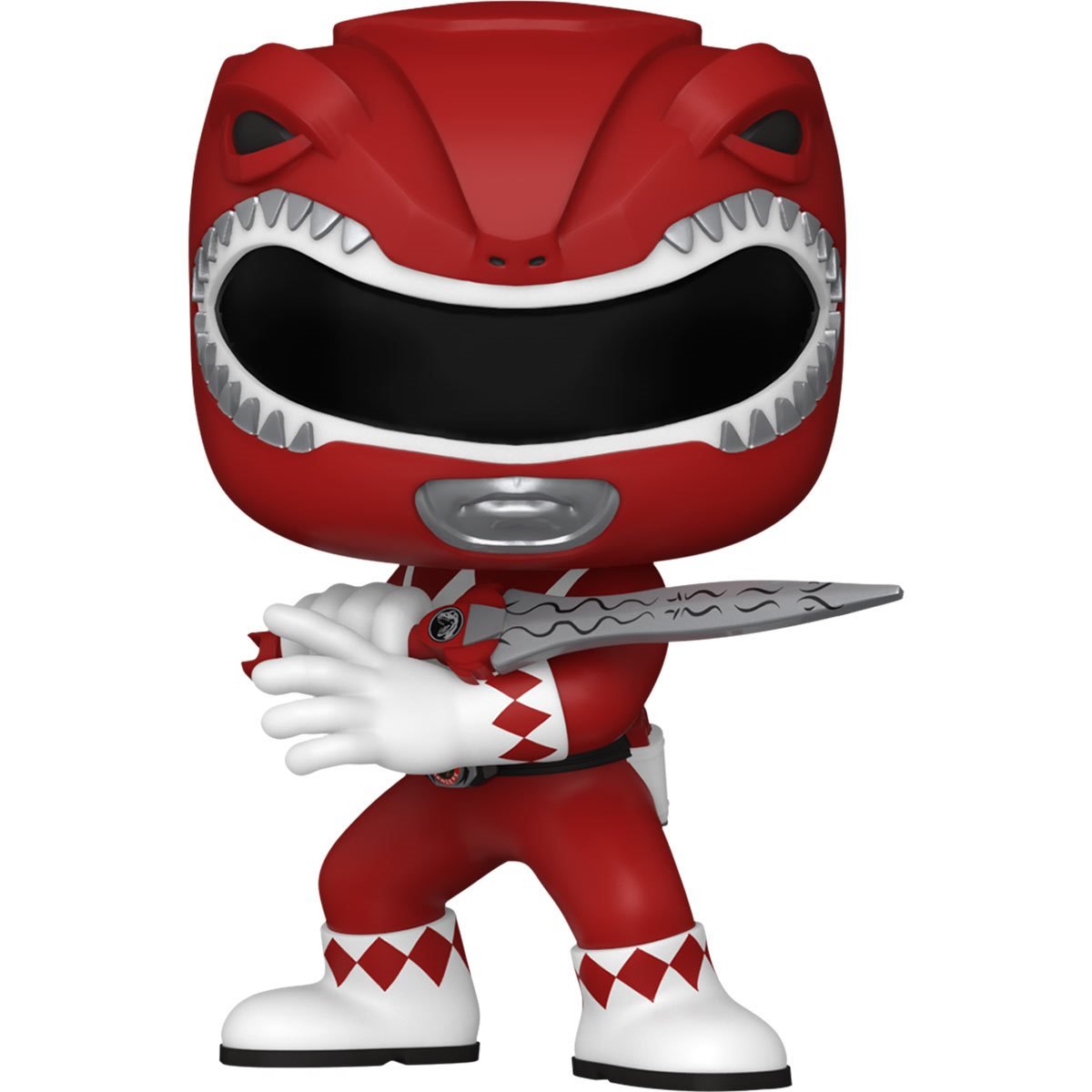 CLEARANCE!! Mighty Morphin™ Power Rangers™ 30th Anniversary Red Ranger™ Funko Pop!™ Vinyl Figure #1374 W/ Plastic Pop Protector