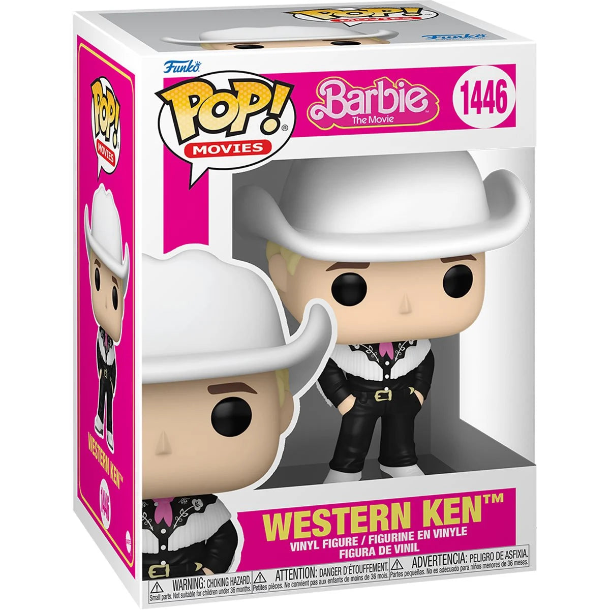 Barbie™ Movie Western Ken Funko Pop!™ Vinyl Figure #1446 W/ Plastic Pop Protector