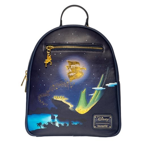 Loungefly™ Disney™ Peter Pan™ Tinkerbell™ Flying Jolly Roger Mini-Backpack - Entertainment Earth Exclusive