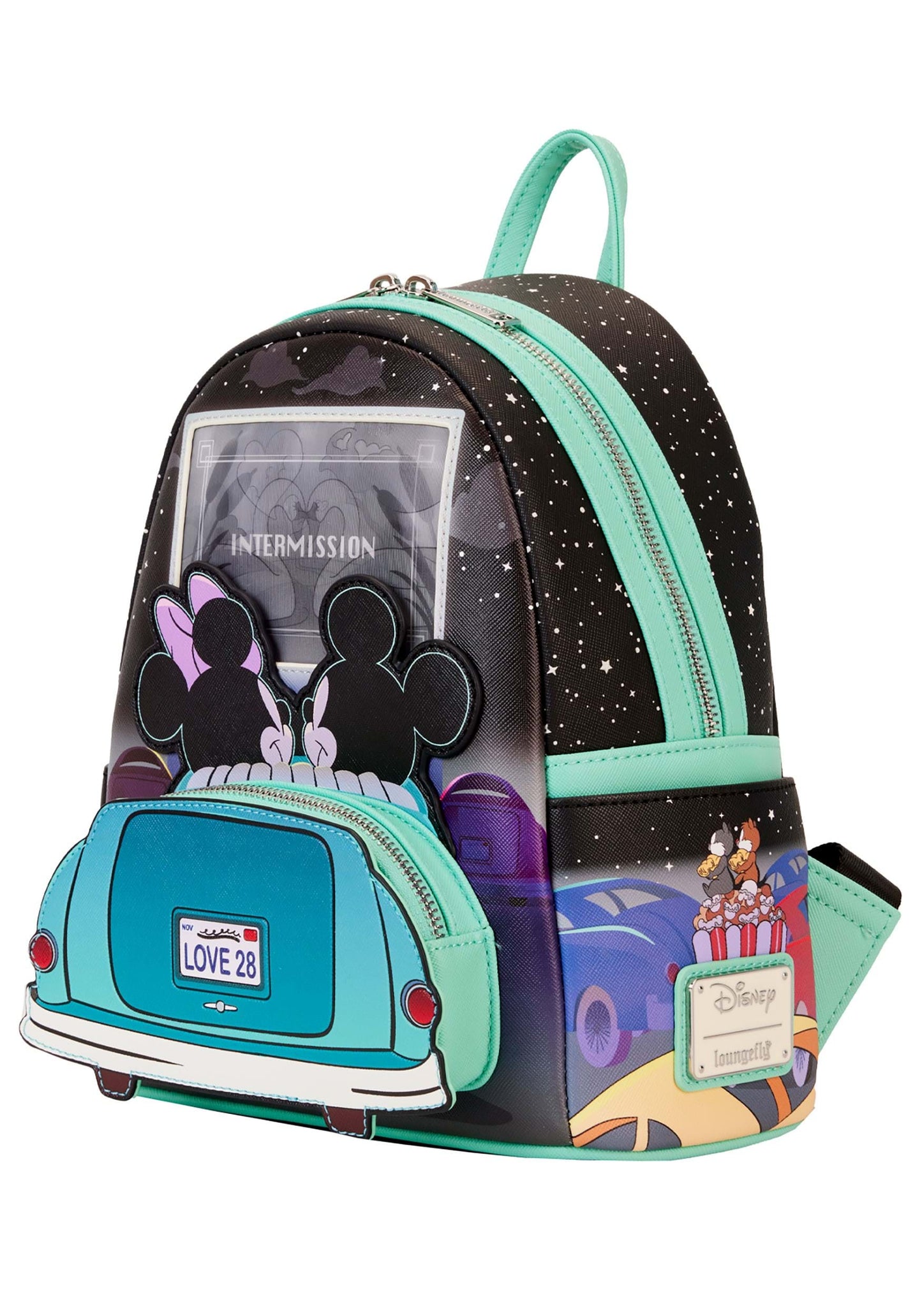 Loungefly™ Disney™ Mickey & Minnie Date Night Drive-In Lenticular Mini Backpack...COMING SOON