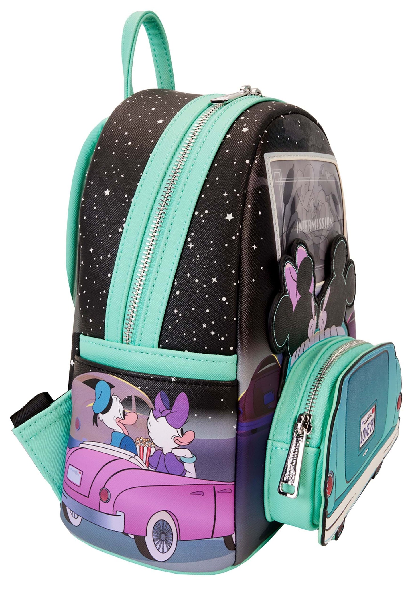 Loungefly™ Disney™ Mickey & Minnie Date Night Drive-In Lenticular Mini Backpack...COMING SOON