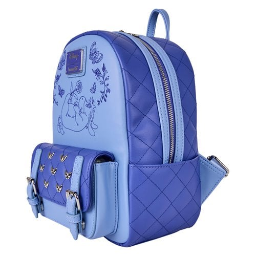 Loungefly™ Winnie the Pooh™ Eeyore™ and Butterflies Quilted Mini-Backpack