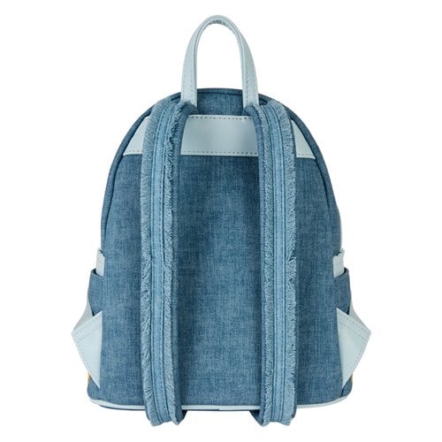 Loungefly™ Disney™ Dogs and Cats Denim Fringe Mini-Backpack