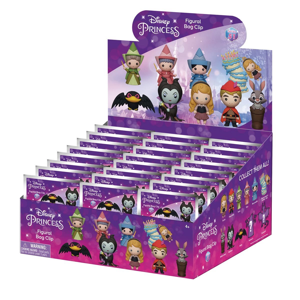 Monogram™ Disney™ Sleeping Beauty™ 65th Anniversary 3D Foam Bag Clip