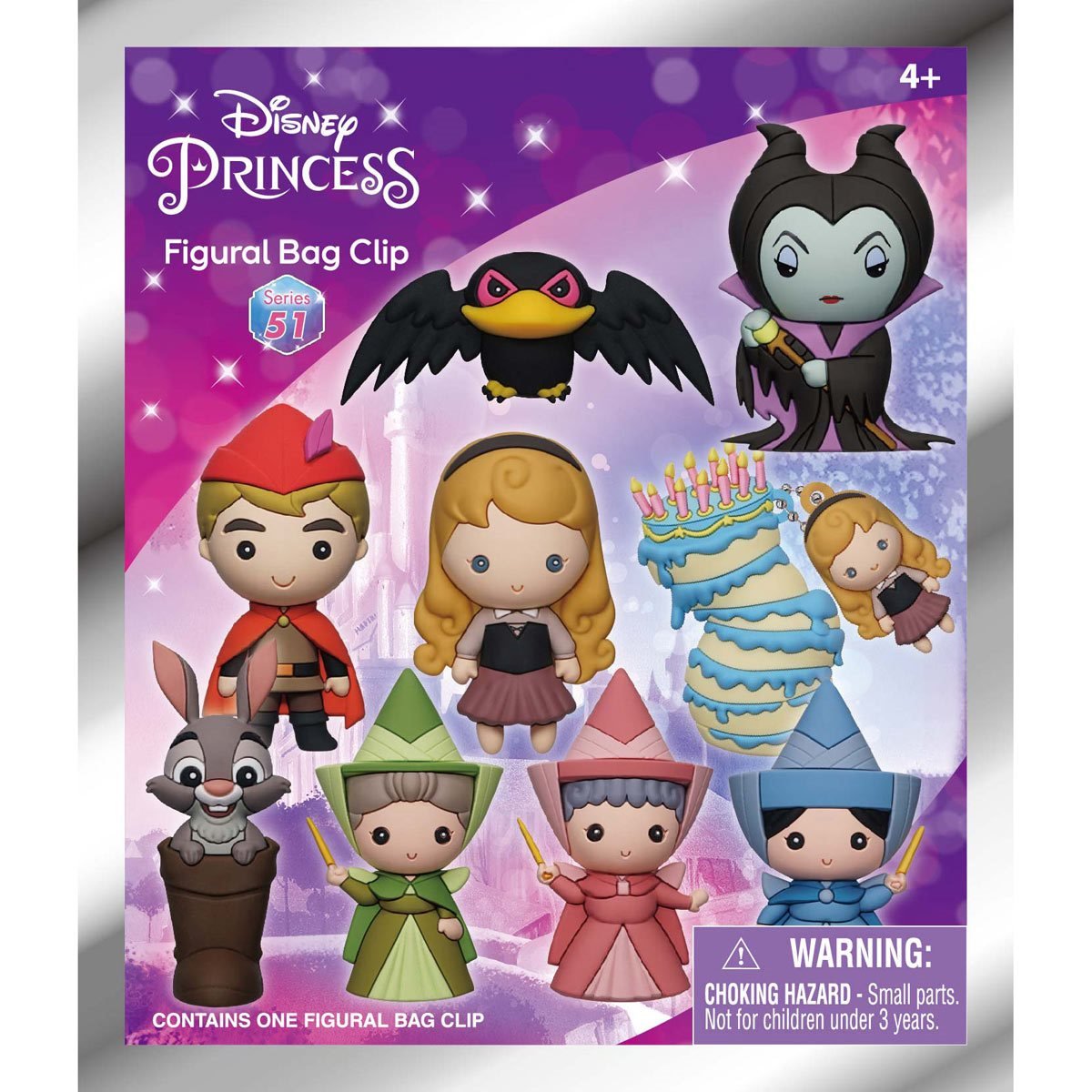 Monogram™ Disney™ Sleeping Beauty™ 65th Anniversary 3D Foam Bag Clip
