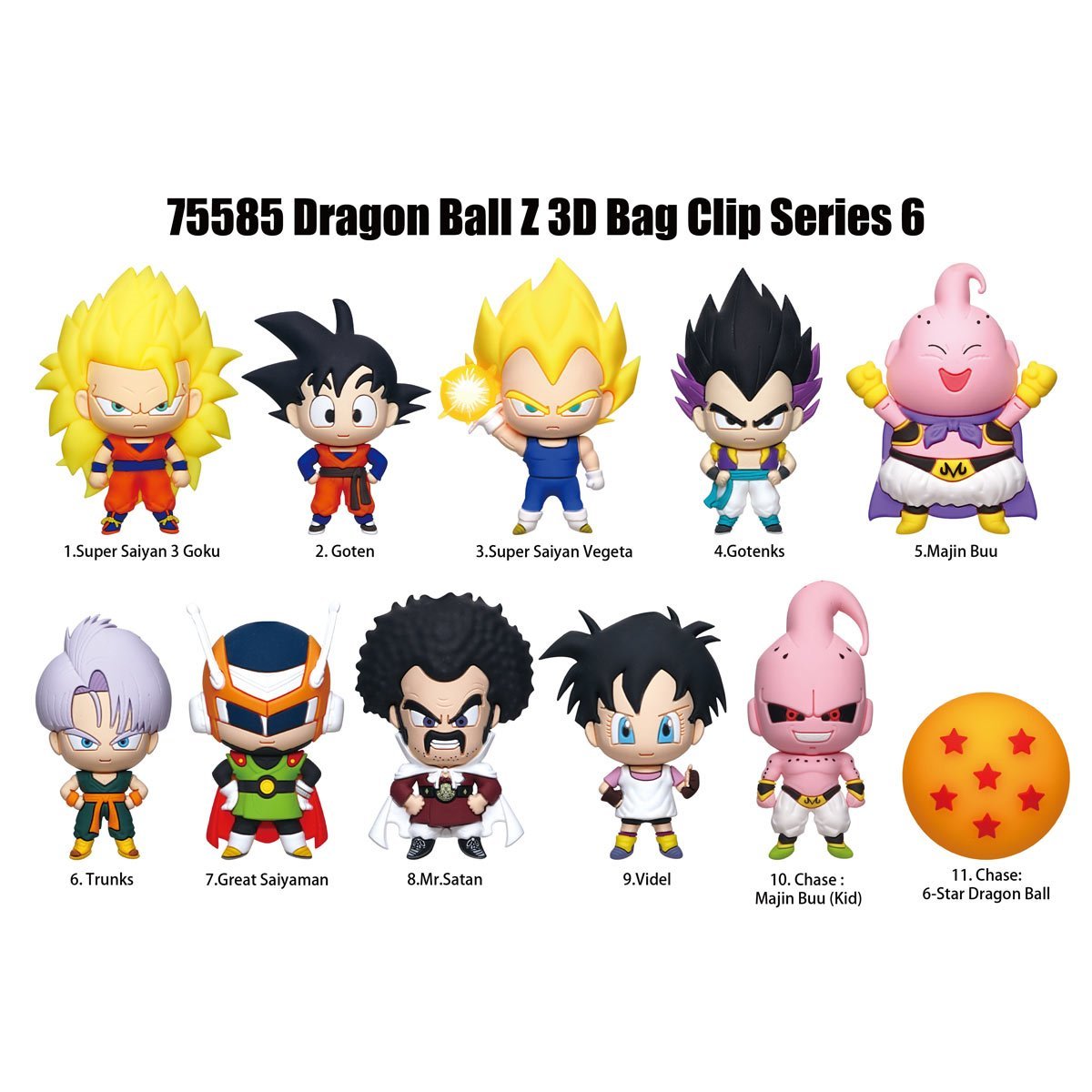 Monogram™ Dragon Ball Z™ Series 6 3D Foam Bag Clip