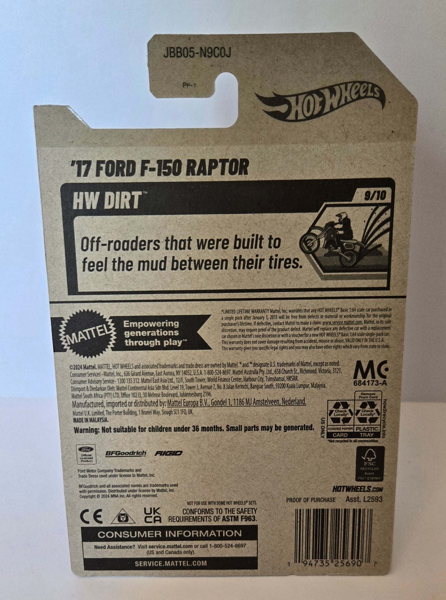 Hot Wheels™ '17 Ford™ F-150™ Raptor™