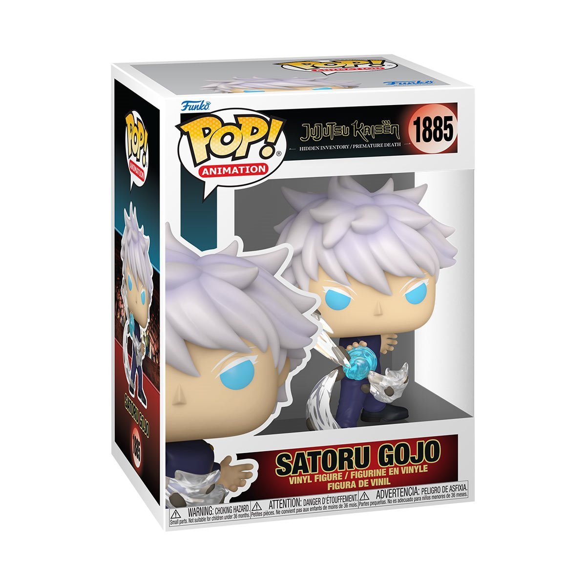 Jujutsu Kaisen™ Satoru Gojo™ (Cursed Technique Lapse: Blue) Funko Pop!™ Vinyl Figure #1885