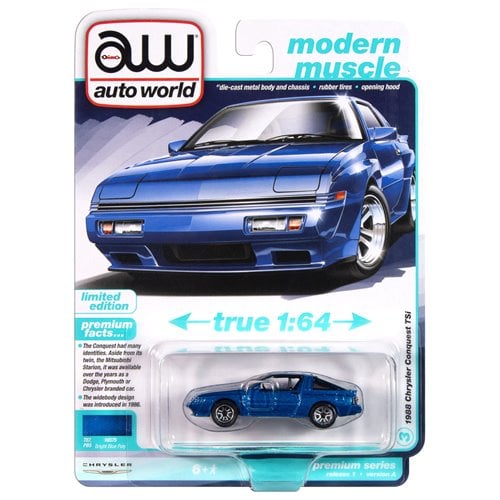 Auto World™ Premium 2025 Release 1 Version A 1:64 Scale Die-Cast Metal Vehicle Case of 6