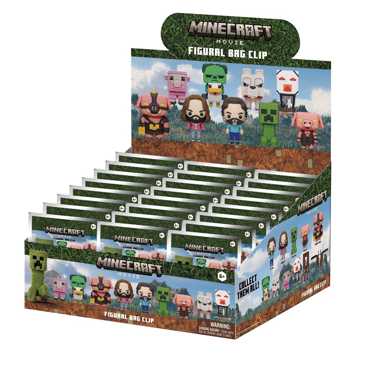 Monogram™ A Minecraft Movie™ 3D Foam Bag Clip