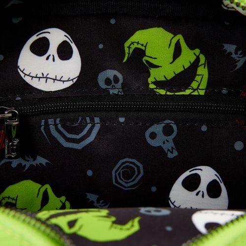 Loungefly™ The Nightmare Before Christmas™ Oogie Boogie™ Glow-in-the-Dark Crossbuddies Bag