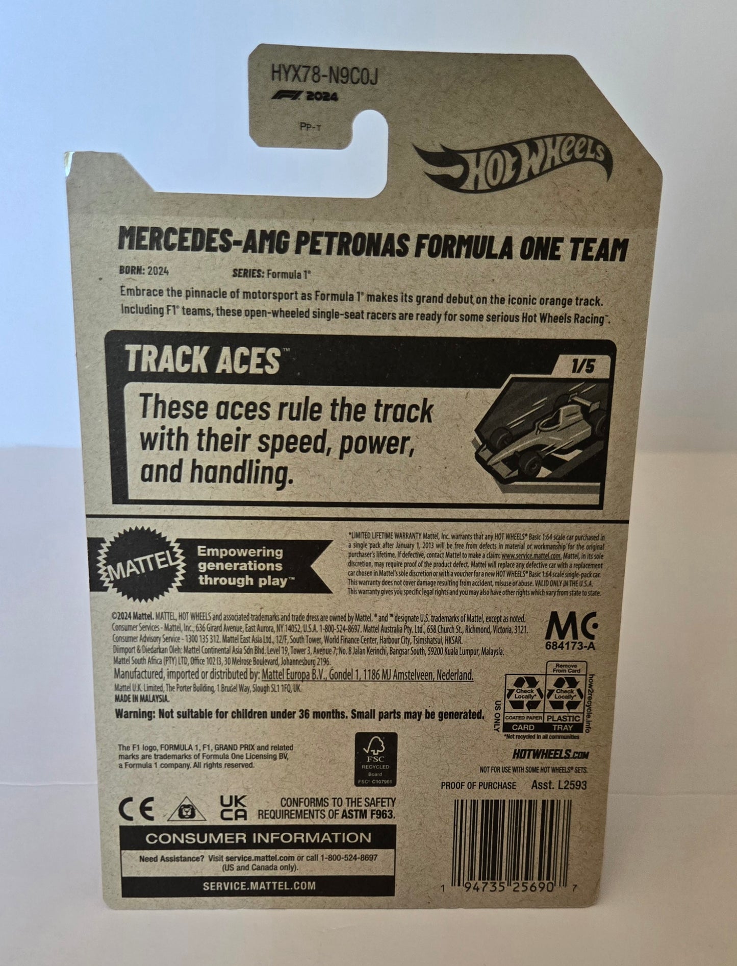 Hot Wheels™ Mercedes-AMG™ Petronas™ Formula One™ Team
