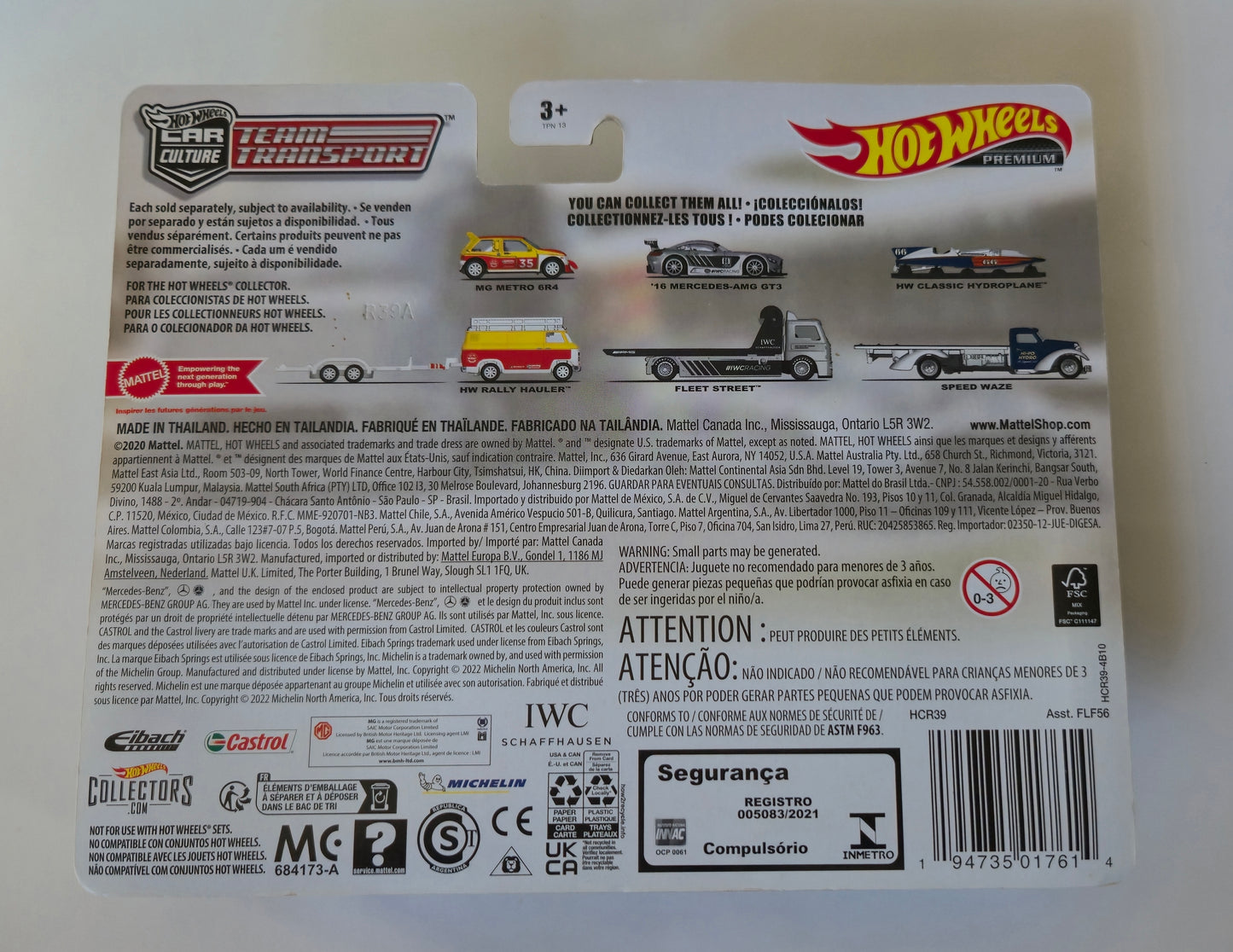 Hot Wheels™ Premium™ '16 Mercedes-AMG™ GT3™ Fleet Street™