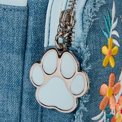 Loungefly™ Disney™ Dogs and Cats Denim Fringe Mini-Backpack