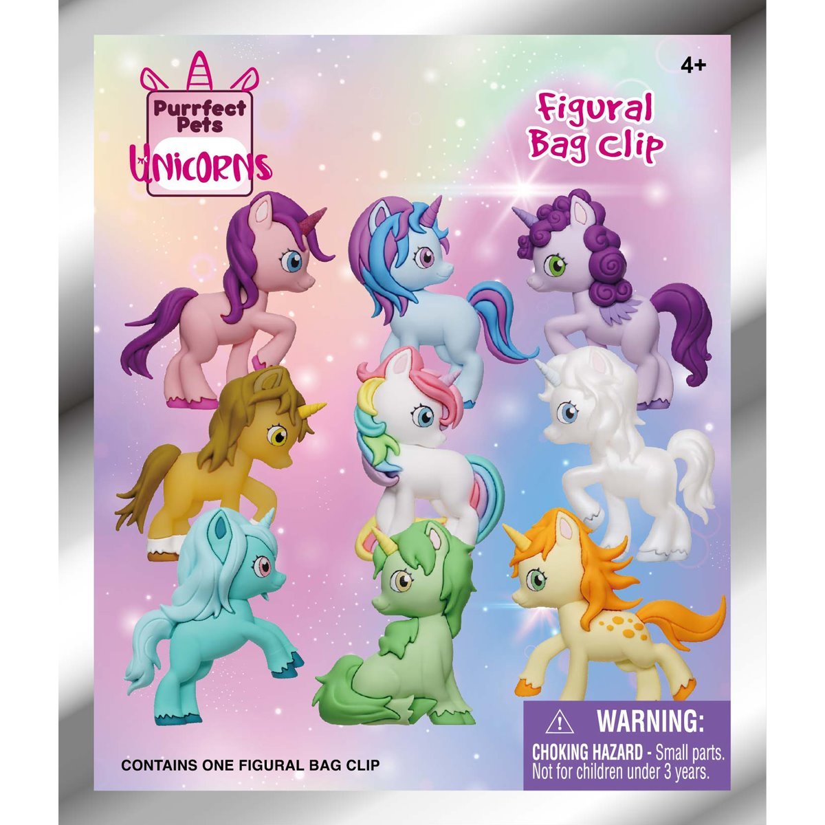 Monogram™ Purrfect Pets™: Unicorns 3D Foam Blind Bag Clip