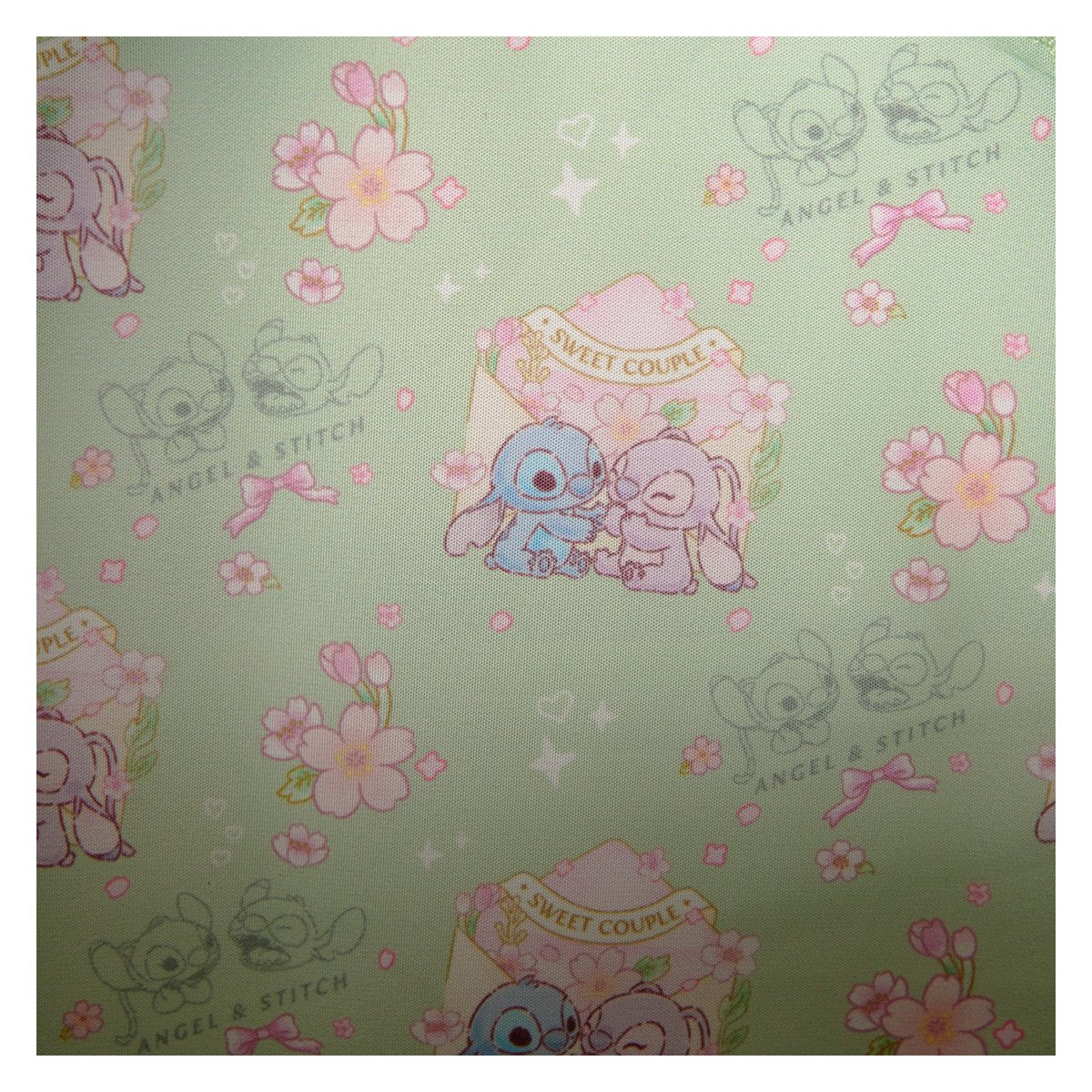 Loungefly™ Disney™ Lilo and Stitch™ Cute Stitch & Angel Cherry Blossom Mini-Backpack