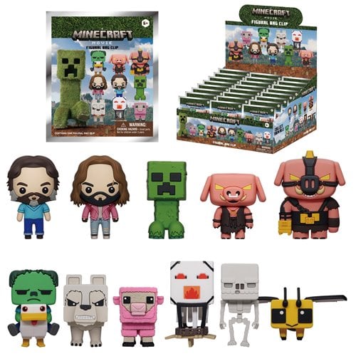Monogram™ A Minecraft Movie™ 3D Foam Bag Clip