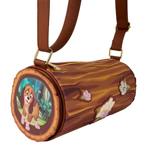 Loungefly™ The Fox and the Hound™ Hide and Seek Log Figural Crossbody Bag
