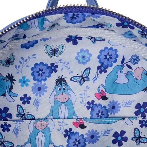 Loungefly™ Winnie the Pooh™ Eeyore™ and Butterflies Quilted Mini-Backpack