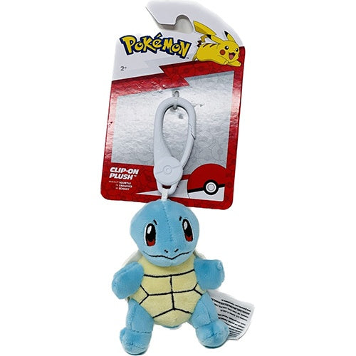 Pokémon™ License-2-Play Squirtle Plush 3 1/2- Inch Clip On Keychain