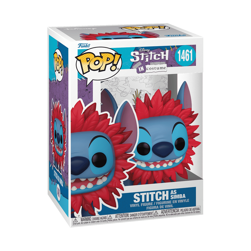 Disney™ Funko Pop!™ Lilo & Stitch™ Stitch in Costume - The Lion King™ Stitch as Simba