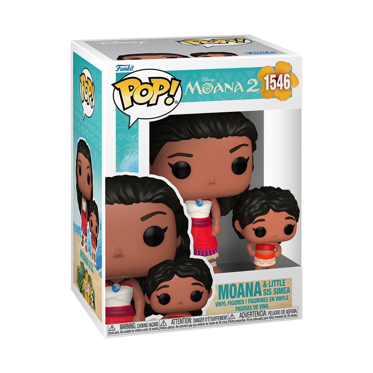 Disney™ Moana 2™ Moana & Little Sis Simea Funko Pop!™ Vinyl Figure #1546