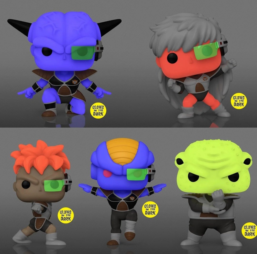 Dragon Ball Z™- Ginyu Force Glow In The Dark EE Exclusive Funko Pop™ Set