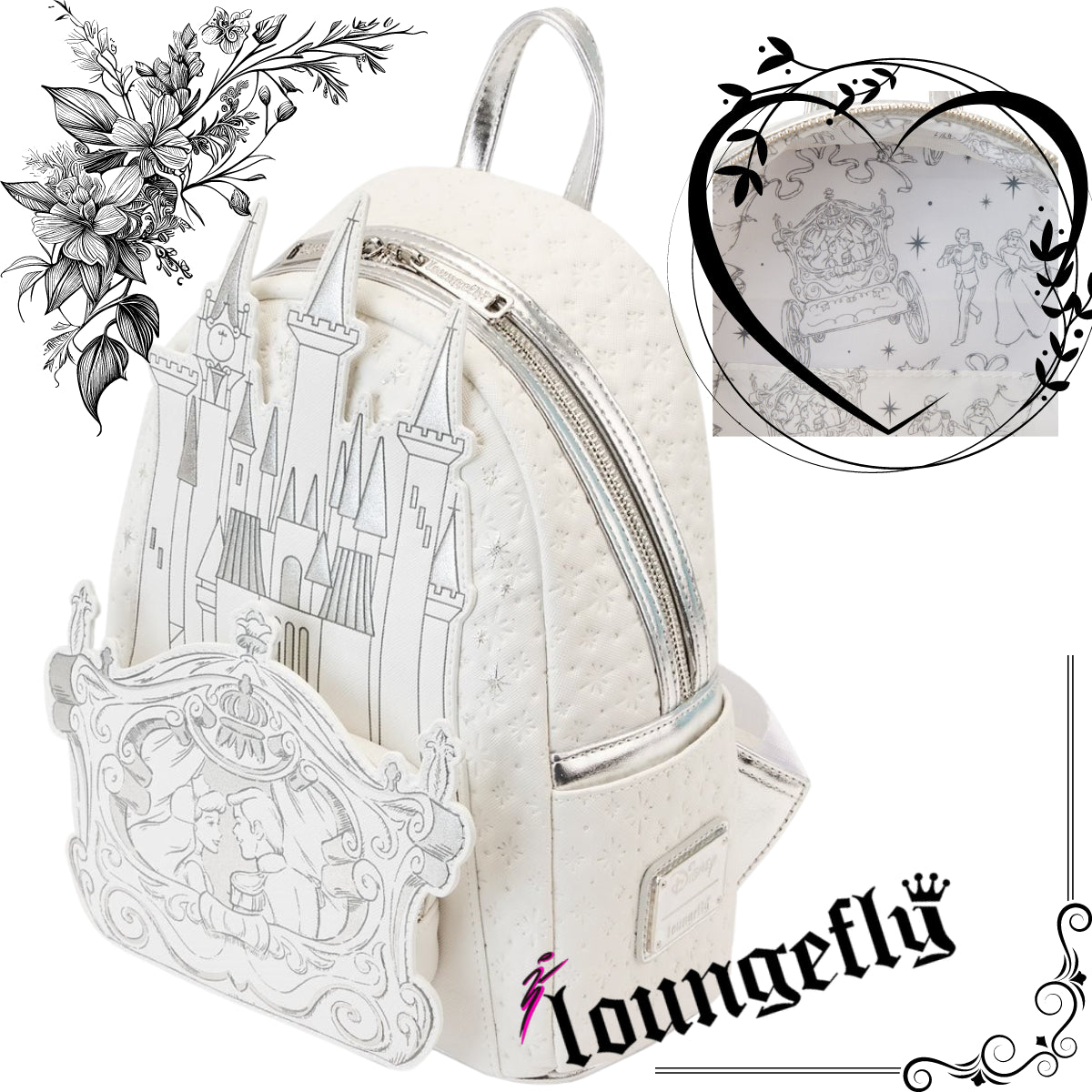 Loungefly™ Disney™ Bride Cinderella™ Happily Ever After Mini-Backpack