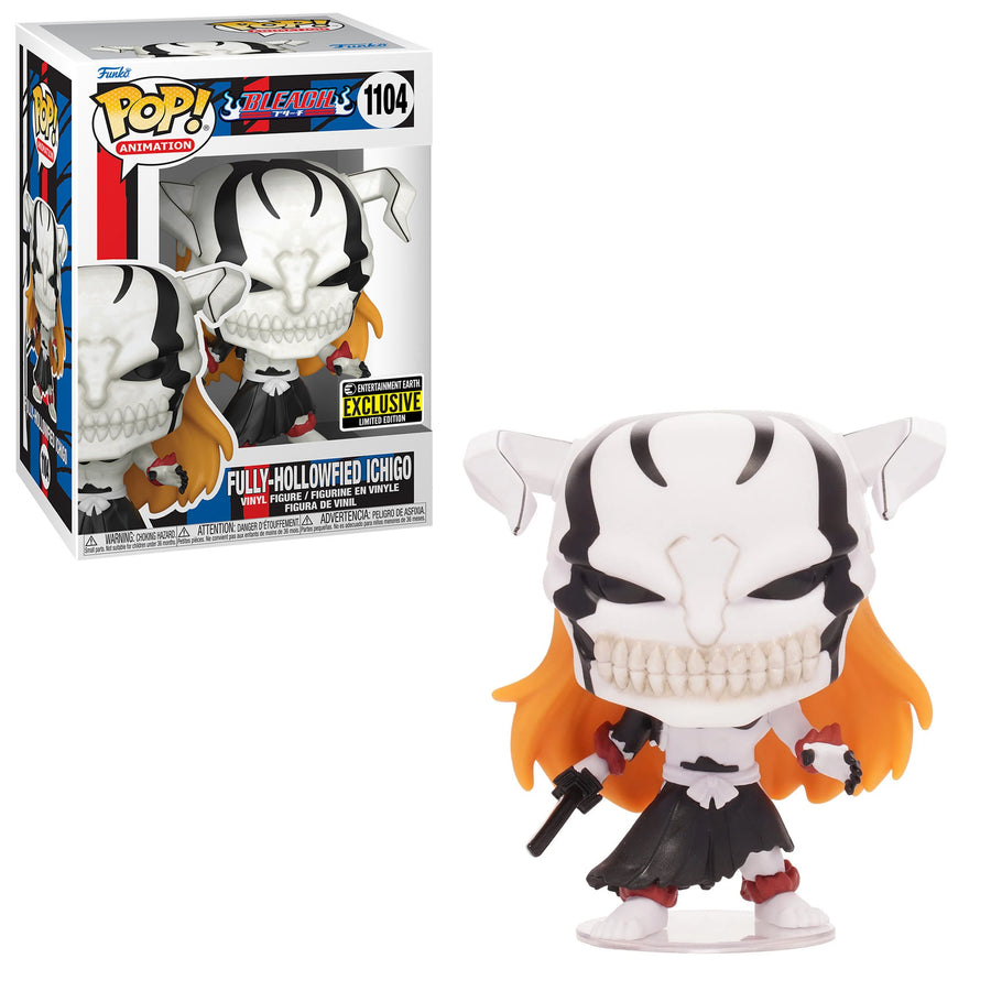 CLEARANCE!! Bleach™ Fully Hollowfied Ichigo Funko Pop!™ Vinyl Figure #1104 - Entertainment Earth Exclusive W/ Plastic Pop Protector