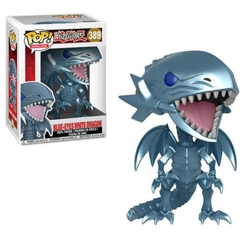 Yu-Gi-Oh™! Blue Eyes White Dragon Funko Pop!™ Vinyl Figure #389 W/ Plastic Pop Protector