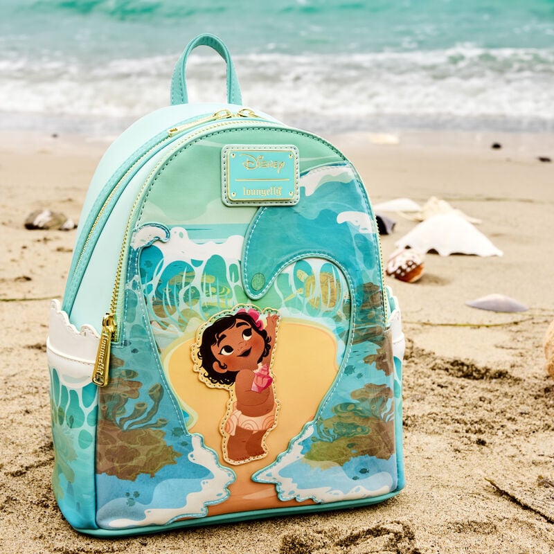 Loungefly™ Disney™ Moana™ Baby Moana Ocean Waves Loungefly Mini-Backpack Glow-in-the Dark!!