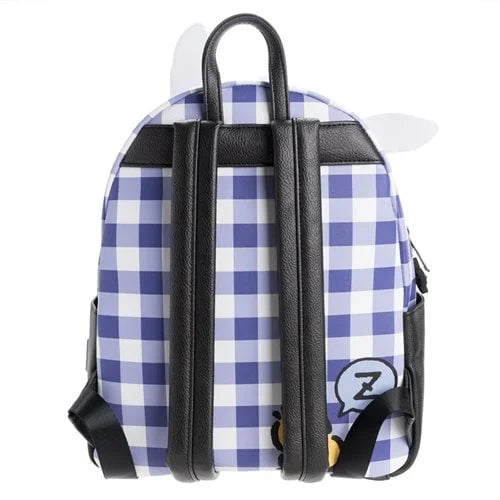 Loungefly™ Sanrio™ Pochacco Hello Kitty™ and Friends Cosplay Plaid Mini-Backpack - Entertainment Earth Exclusive