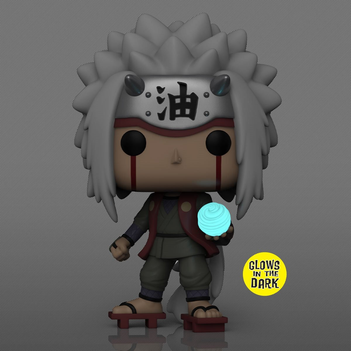 CLEARANCE!! Naruto Shippuden™ Jiraiya with Rasengan Glow-in-the-Dark Funko Pop!™ Vinyl Figure #1481 - Entertainment Earth Exclusive