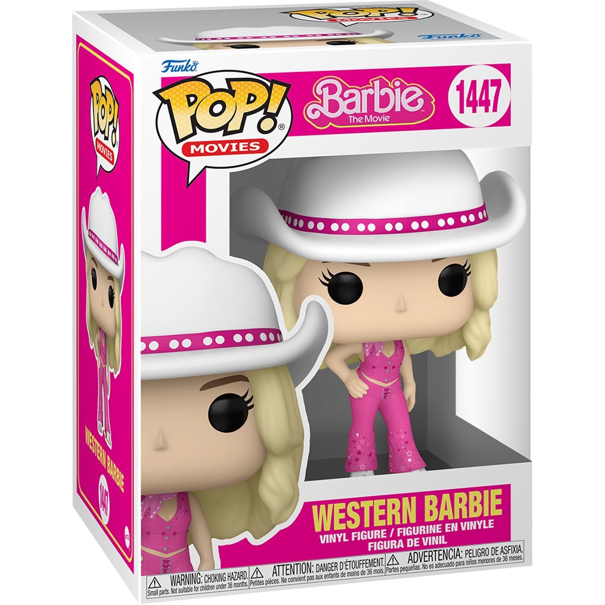 Barbie™ Movie Western- Barbie™ Funko Pop!™ Vinyl Figure #1447 W/ Plastic Pop Protector