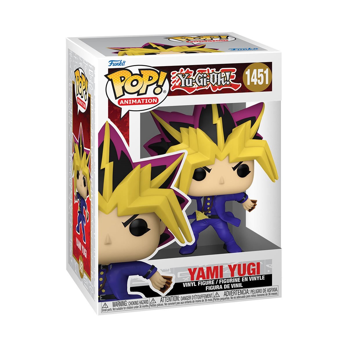 Yu-Gi-Oh!™ Yami Yugi Funko Pop!™ Vinyl Figure #1451 W/ Plastic Pop Protector