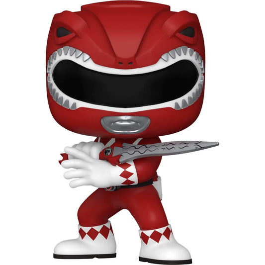 CLEARANCE!! Mighty Morphin Power Rangers 30th Anniversary Red Ranger Funko Pop!™ Vinyl Figure #1374 W/ Plastic Pop Protector