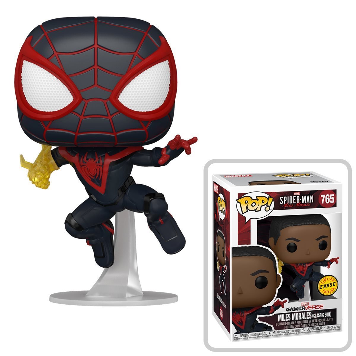 Spider-Man Miles Morales Classic Suit Funko Pop!™ Vinyl Figure #765 CHASE VARIENT!!