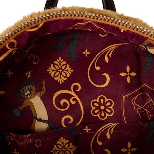 Loungefly™ Shrek™ Puss In Boots™ Cosplay Faux Fur Mini-Backpack