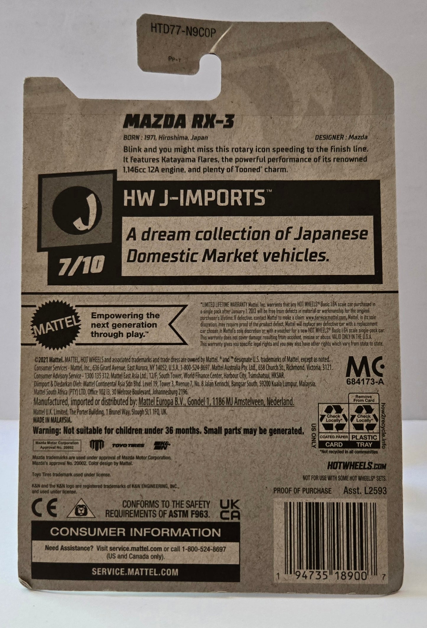 Hot Wheels™ Mazda™ RX-3™